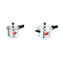 Thumbnail for Pigeon-Non Induction Aluminium Pressure Cookers Set of 2 - Distacart