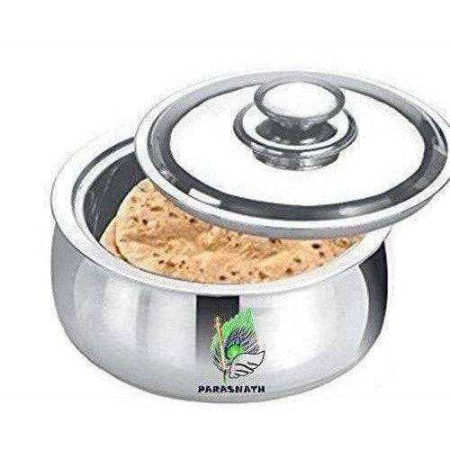 Stainless Steel Chapati Box/Casserole Set/Bread Container /Hot Pot - Distacart