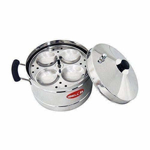 Stainless Steel Idly Cooker With 4 Idly Plates - Distacart