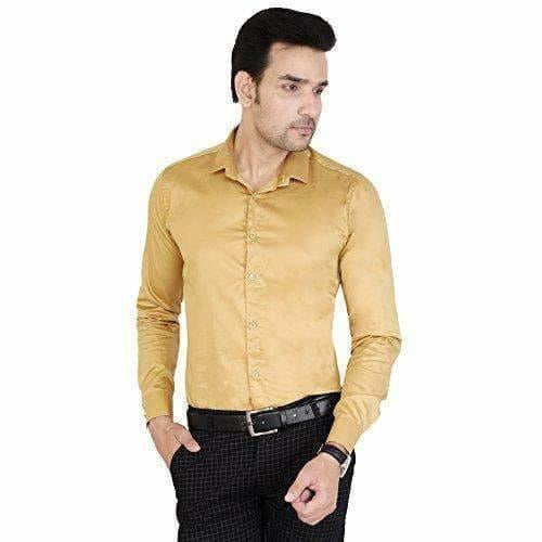Men's Cotton Solid Full Sleeve Shirts - Distacart