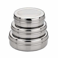 Thumbnail for Stainless Steel Canister Set of 3 (Silver) - Distacart