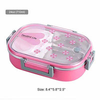 Thumbnail for Stainless Steel Lunch Box 710 ml for Kids - Distacart