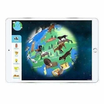 The Educational, Augmented Reality Based Globe for Kids, 4-10 Years - Distacart