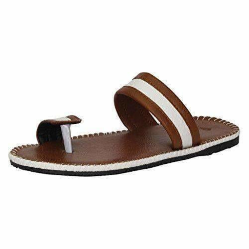 Men's Leather Slippers - Distacart