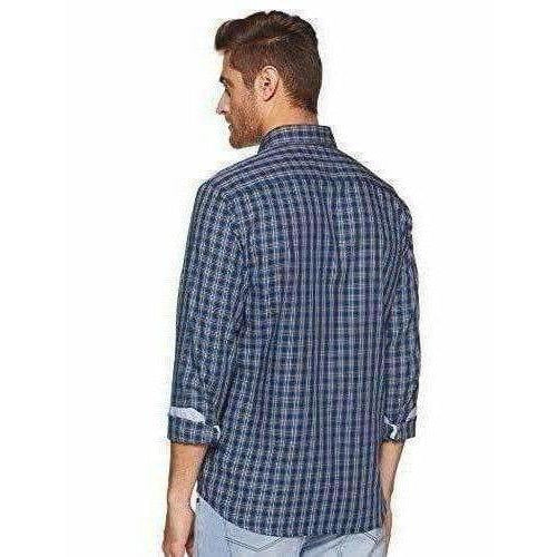 Van Heusen Men's Checkered Slim fit Casual Shirt - Distacart