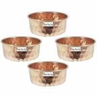 Thumbnail for Pure Copper Serving Bowl - Dinner Bowl  - Set Of 6 - Distacart