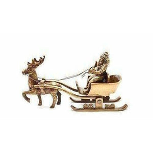 Brass Santa as Ganesha Showpiece - Distacart
