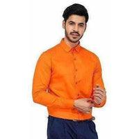 Thumbnail for Men's Cotton Solid Full Sleeve Shirts - Distacart