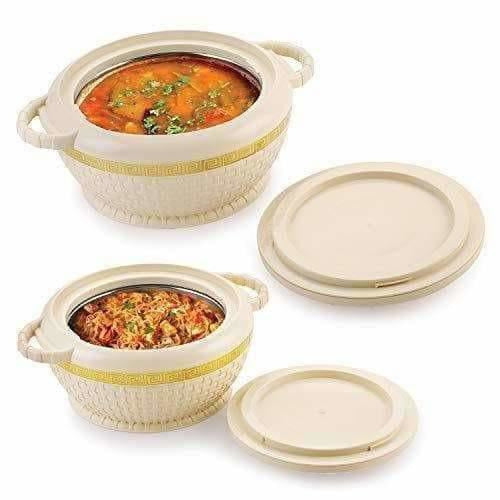 Finish Ivory Gold Casserole- Set of 2 - Distacart