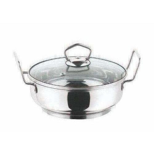Cookware Induction Friendly Kadai With Lid 2 Litres - Distacart