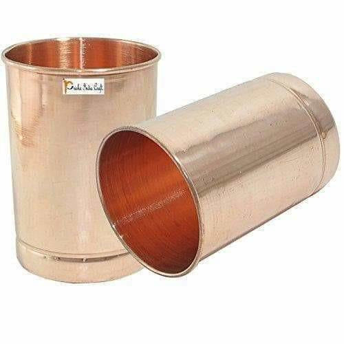 Copper Glass Drinkware -  Set of 6 - Distacart