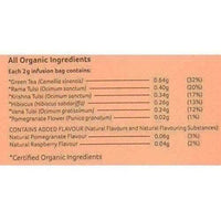 Thumbnail for Organic India Tulsi Green Tea, Pomegranate, 25 Tea Bags Ingredients