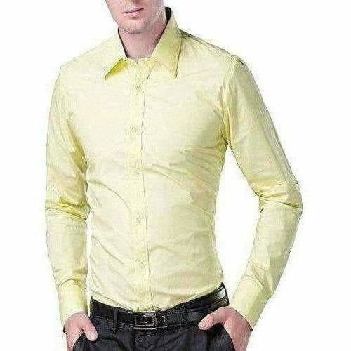 Men's Cotton Solid Full Sleeve Shirts - Distacart