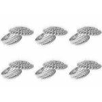 Thumbnail for Golden - Decorative Organza Potli Basket (Pack Of 6) - Distacart