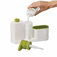 Thumbnail for Self Sink Drainer Dishwasher Sanitize Liquid Dispenser and Sponge Holder - Distacart