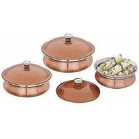 Thumbnail for Serving Dish-Copper - Set of 3 - Distacart