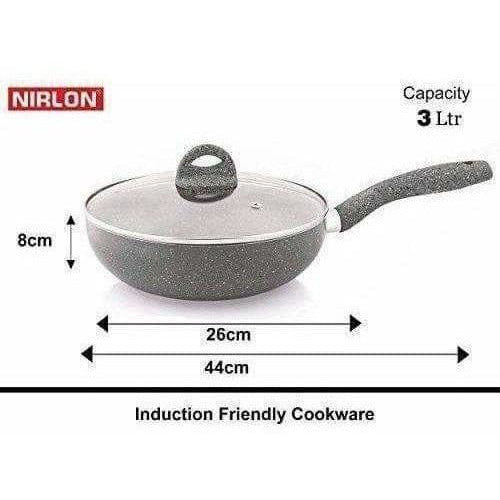 Ceramic Aluminium Kadhai Grey - Distacart