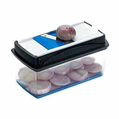 Blue Color - Premium Nicer vegetables and fruits Slicer Chippers and chopper - Distacart