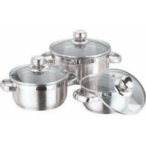 Cookware Breman Sauce Pot - Set of 3 Pieces - Distacart