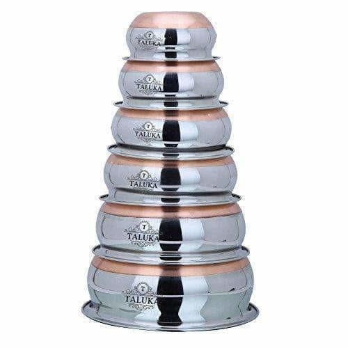 Stainless Steel Copper Bottom Handi Pot 6 Piece Set - Distacart