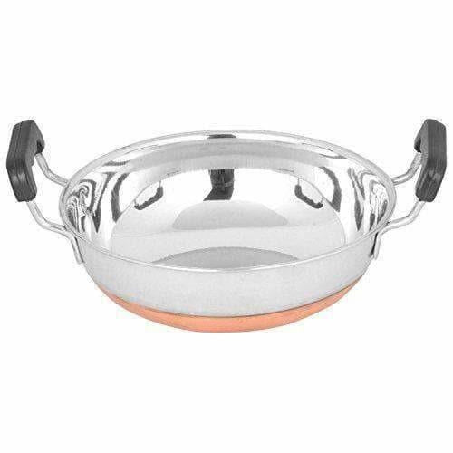 Stainless Steel  Cookware -  Along With Copper Bottom - Set of 5 Pieces - Distacart