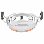 Thumbnail for Stainless Steel  Cookware -  Along With Copper Bottom - Set of 5 Pieces - Distacart