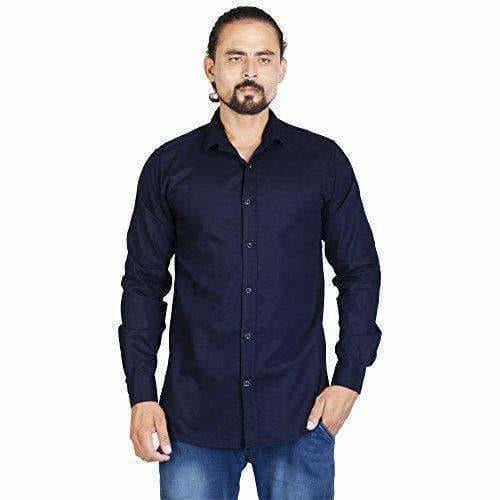 Men's Cotton Solid Full Sleeve Shirts - Distacart