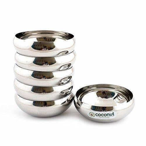 Stainless Steel Bowl - Set of 6 - Distacart