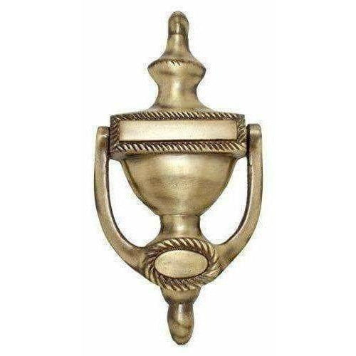 Georgian 8" Round Brass Door Knocker - Distacart