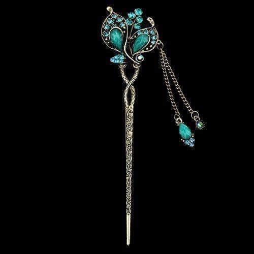 Colourful Rhinestone Hair Pin - Distacart