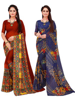 Thumbnail for Kalini Women Brown Sarees - Distacart