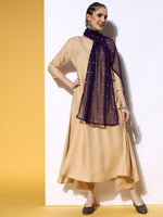 Thumbnail for HERE&NOW Women Solid Viscose Rayon Fluid Tie-Up Kurta Set - Distacart