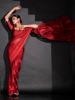 Thumbnail for Tikhi Imli Striped Ready to Wear Saree - Distacart