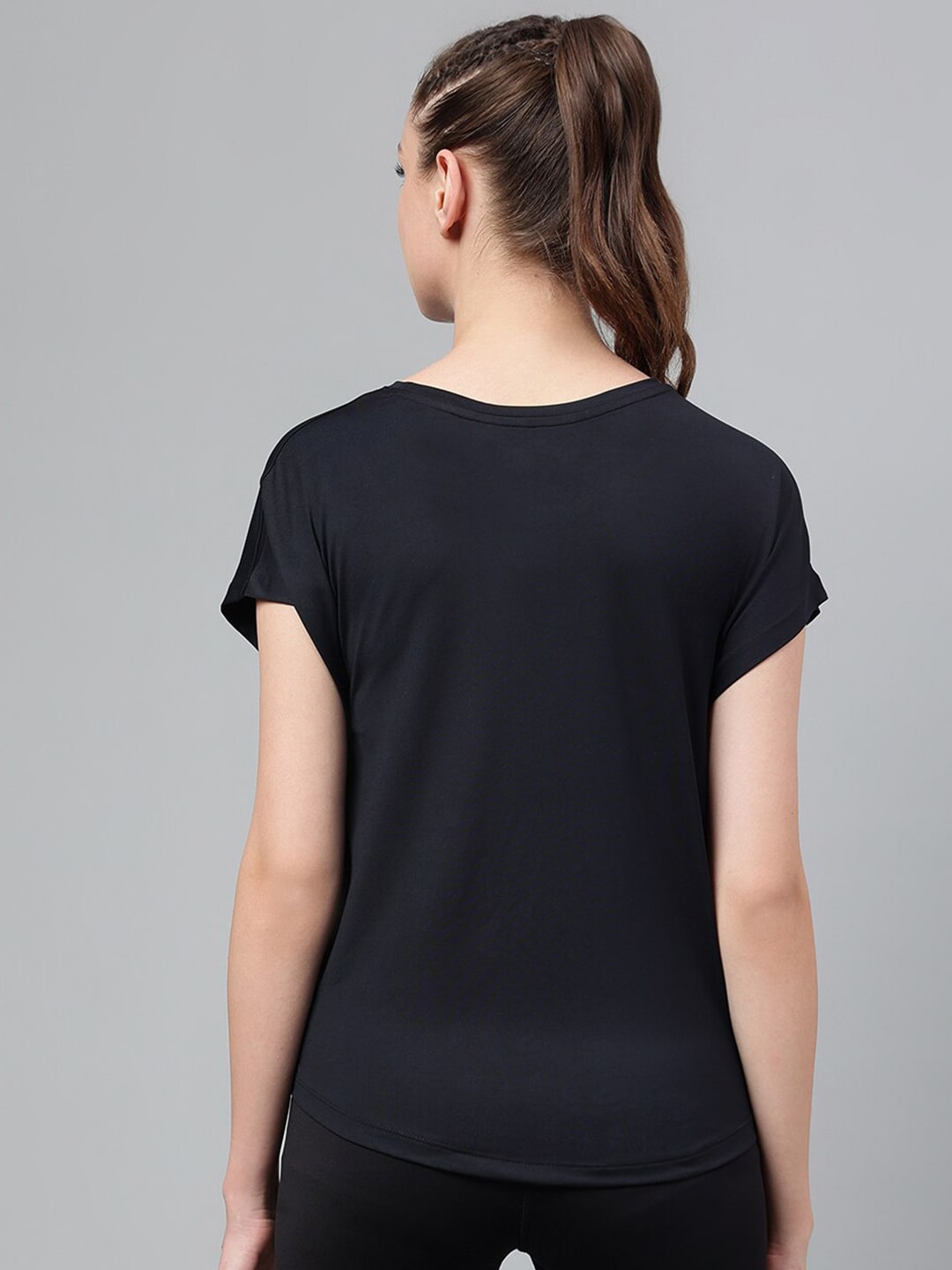 MKH Typography Printed Extended Sleeves Dri-FIT Relaxed Fit T-shirt - Distacart