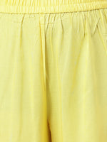 Thumbnail for Khushal K Round Neck Thread Work Kurta with Palazzos & Dupatta - Distacart