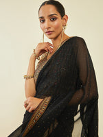 Thumbnail for Soch Embellished Beads and Stones Saree - Distacart