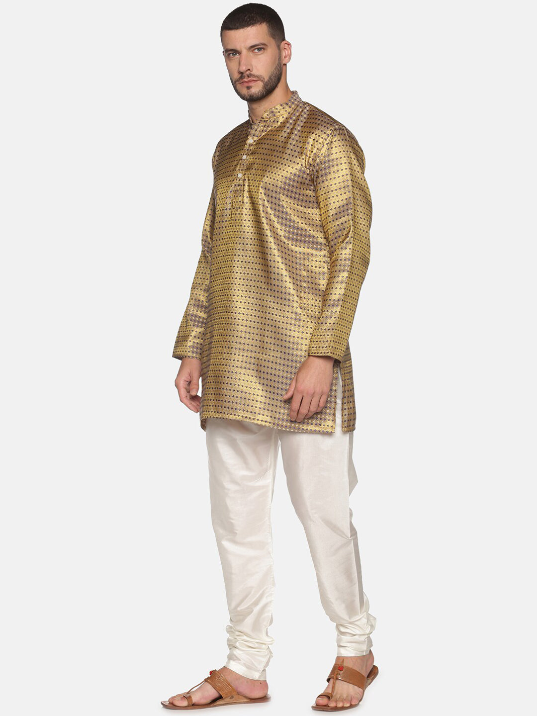 Sethukrishna Blue Kurta with Pyjamas For Men - Distacart