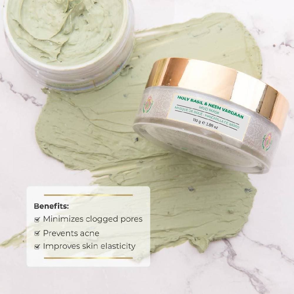 Nourish Mantra Holy Basil & Neem Vardaan Mud Mask - Distacart