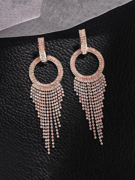 Yellow Chimes Gold-Toned Contemporary Drop Earrings - Distacart