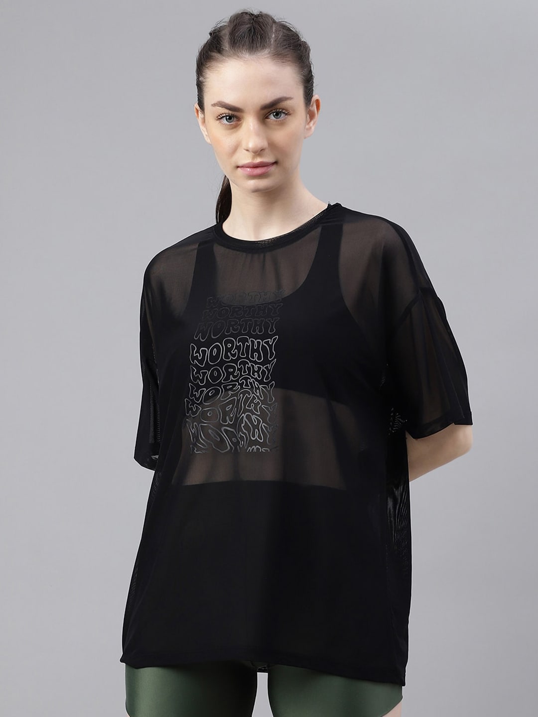 MKH Typography Printed Dri FIT Relaxed Fit Sports T-shirt - Distacart