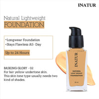 Thumbnail for Inatur Natural Light Weight Foundation - Basking Glory