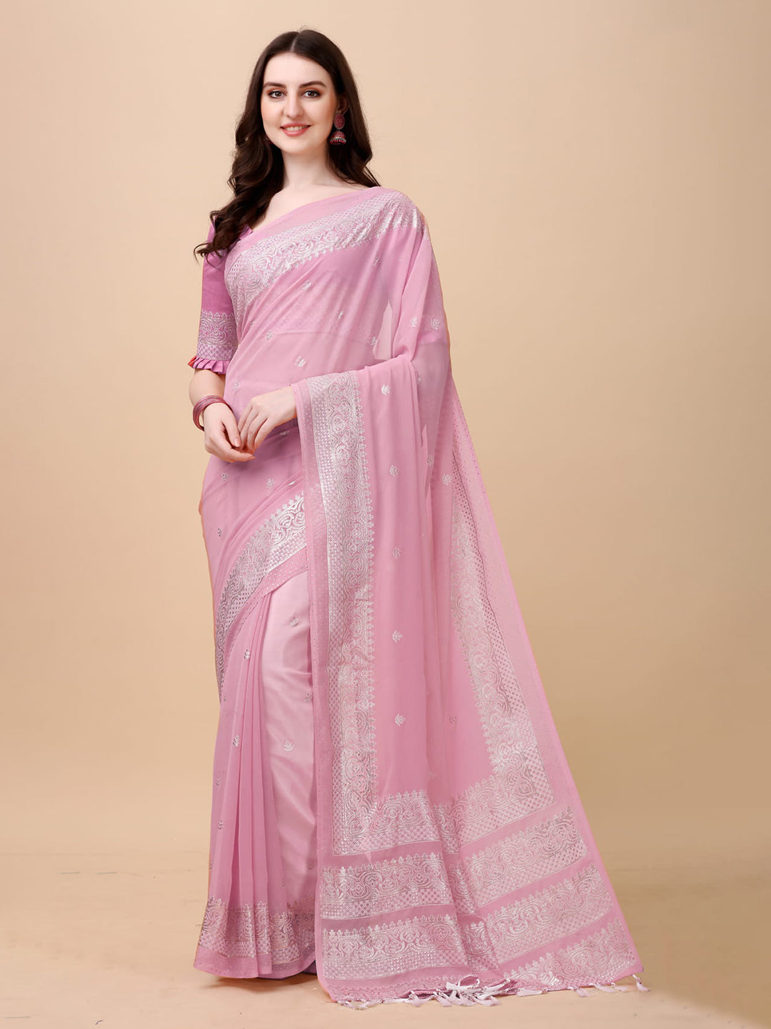 Kalini Woven Design Zari Silk Cotton Kasavu Saree - Distacart