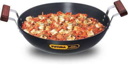 Hawkins Futura Hard Anodised Kadhai 14.5 cm Diameter 4 L (AK40) - Distacart