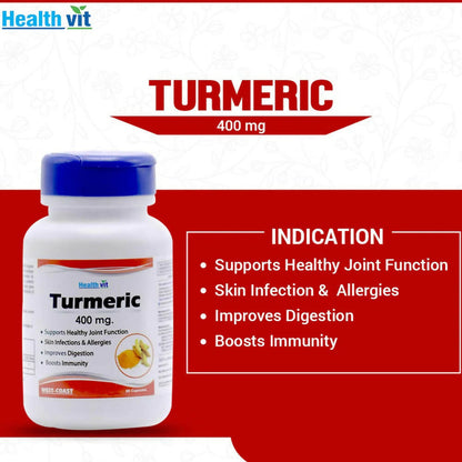 Healthvit Turmeric Capsules - Distacart