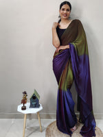 Thumbnail for Mitera Ombre Dyed Ready to Wear Saree - Distacart