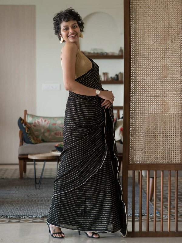 Suta Rose Tie and Dye Viscose Rayon Saree - Distacart