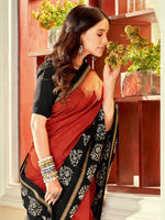 Thumbnail for Kalini Ethnic Motif Printed Zari Tussar Saree - Distacart