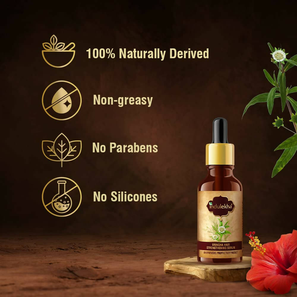 Indulekha Bringha Hair Strengthening Serum - Distacart