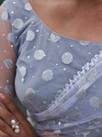 Thumbnail for Tikhi Imli Embellished Net Saree - Distacart