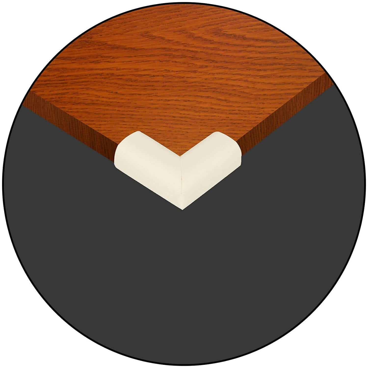 Safe-O-Kid Set of 12 Corner L Shaped Corner Guards for Kids safety- Cream-Small - Distacart